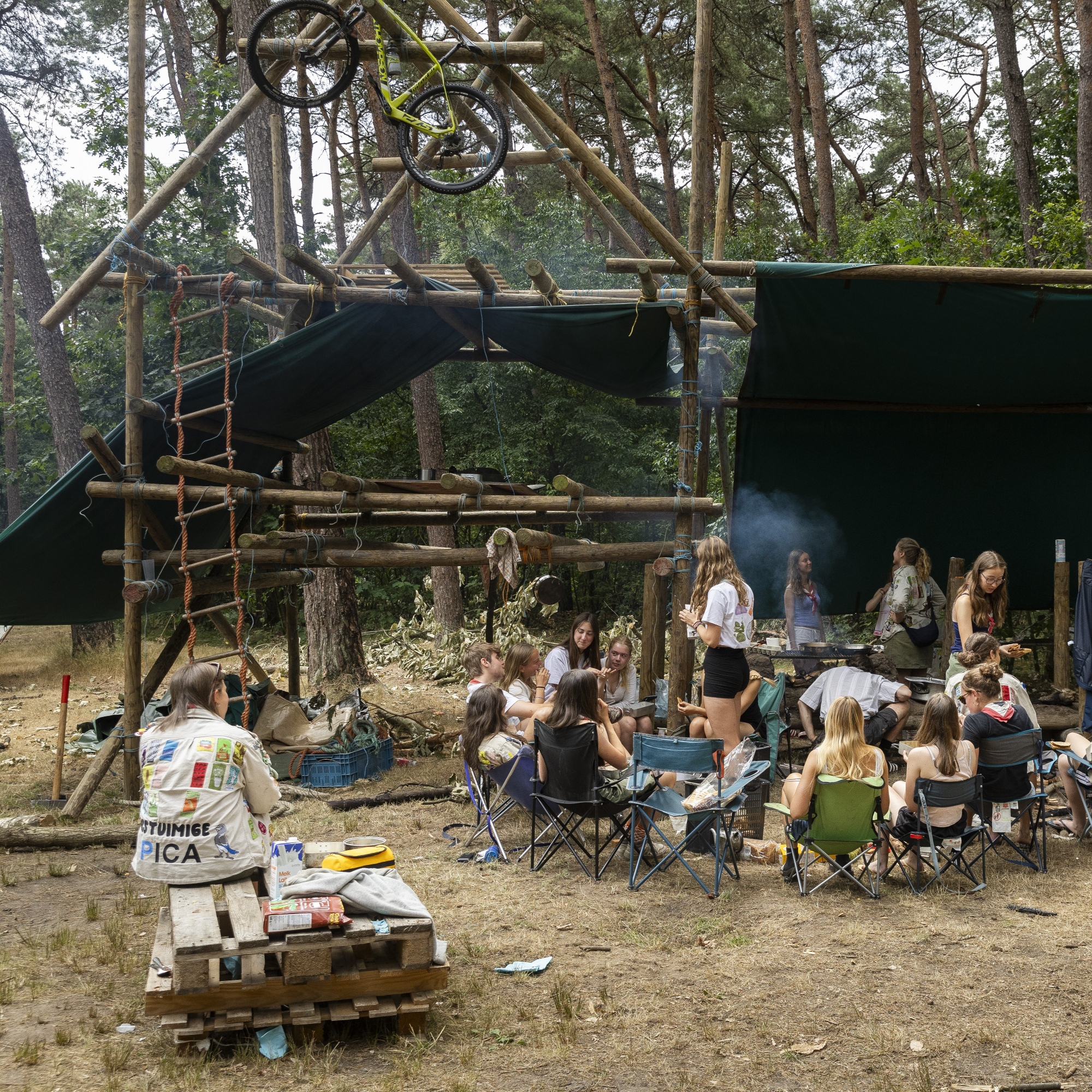 Foto groepskamp